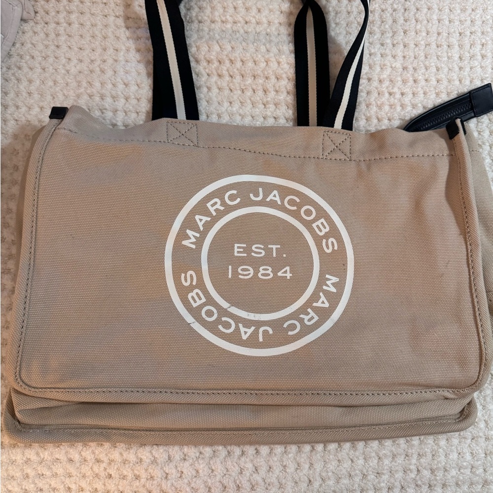 Marc Jacobs Tan Canvas Tote